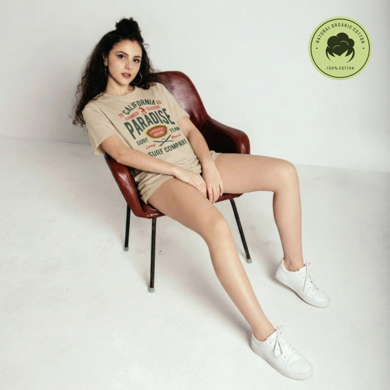 California Surfing Paradise Organic Unisex T‑Shirt cover
