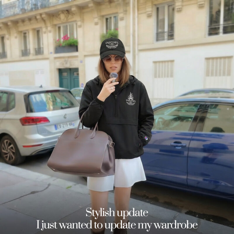 Le Printemps à Paris Embroidered Champion Packable Jacket cover
