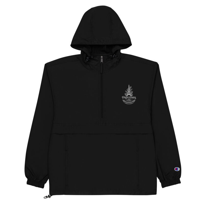 Le Printemps à Paris Embroidered Champion Packable Jacket