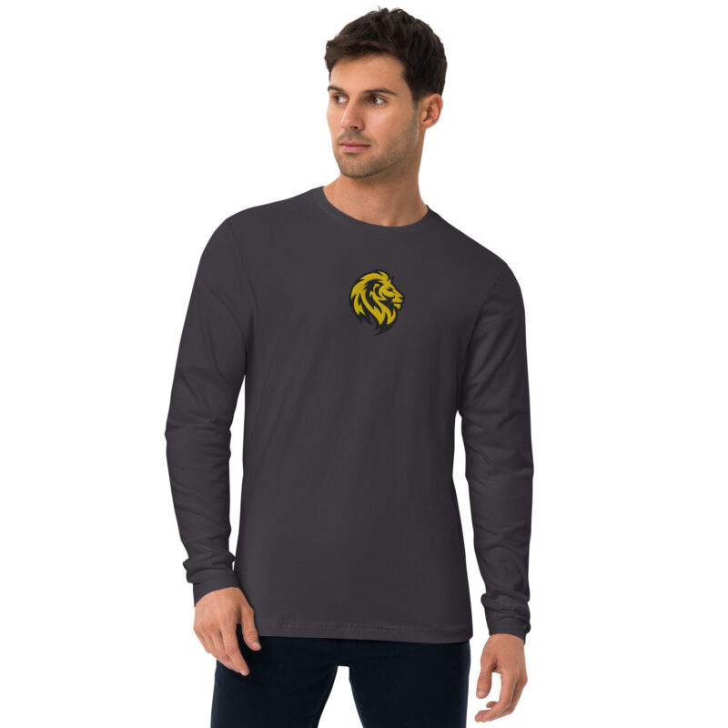 I Like Lions Embroidered Fitted Long Sleeve Crew 6
