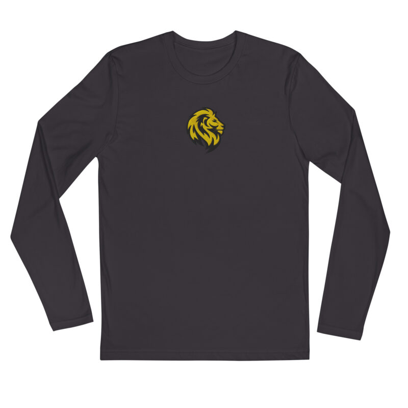 I Like Lions Embroidered Fitted Long Sleeve Crew 10