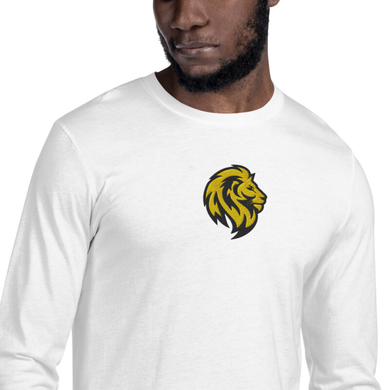 I Like Lions Embroidered Fitted Long Sleeve Crew 4