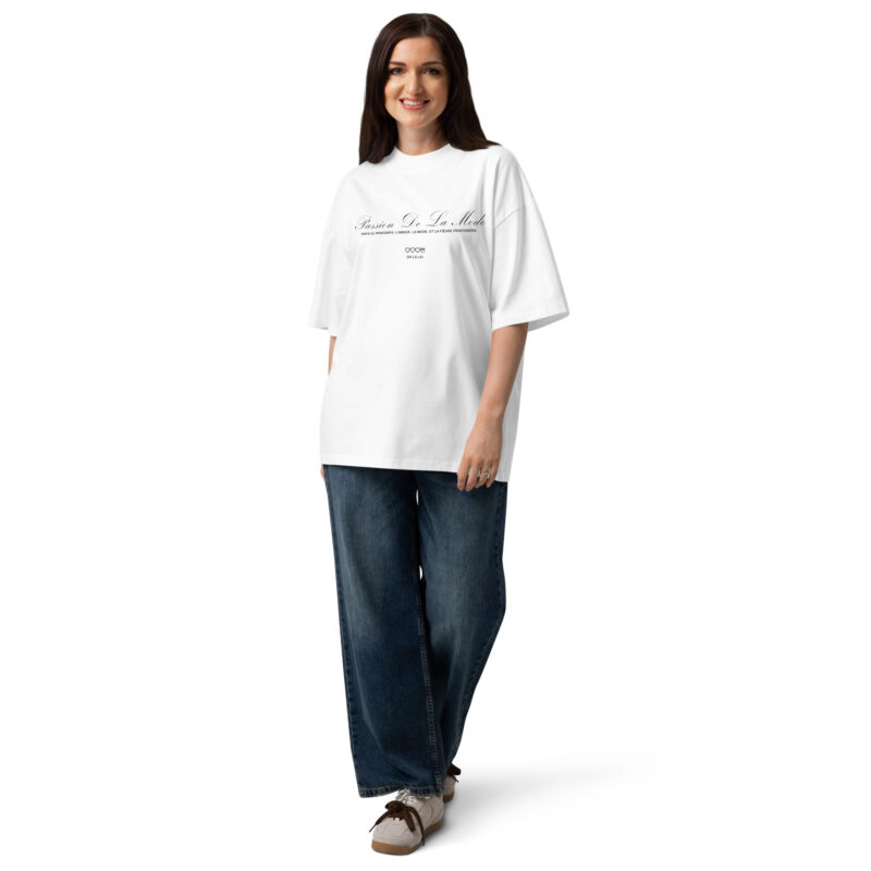 Passion De La Mode Oversized Organic Cotton T‑Shirt 4