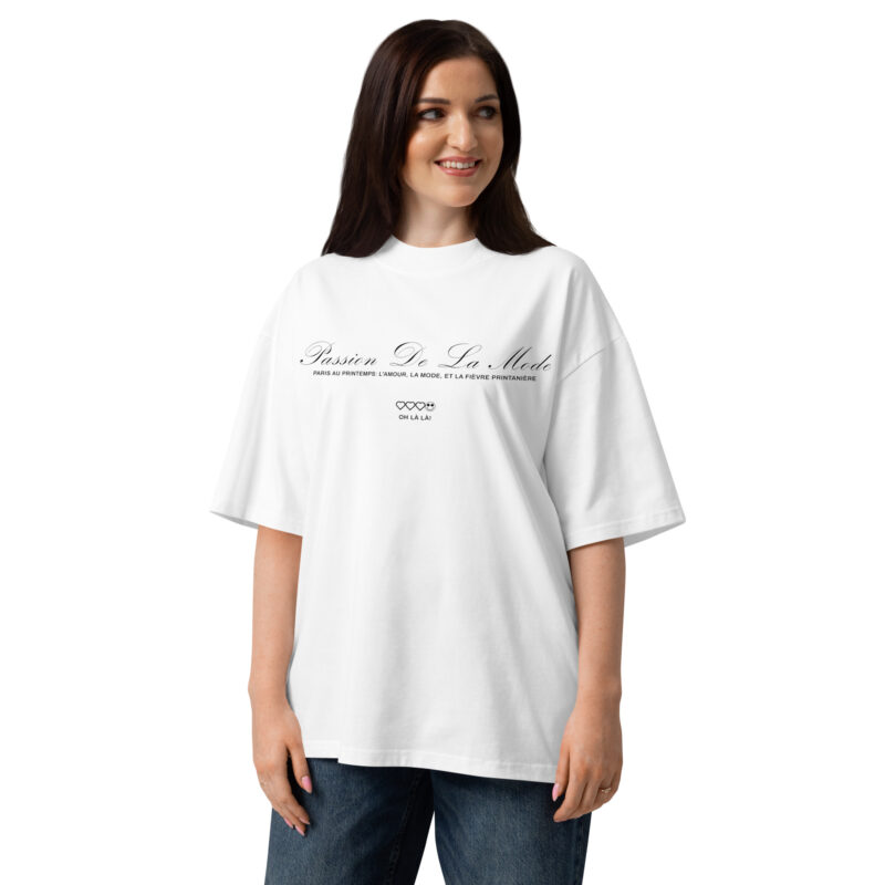 Passion De La Mode Oversized Organic Cotton T‑Shirt 3