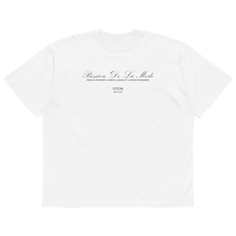 Passion De La Mode Oversized Organic Cotton T‑Shirt 6