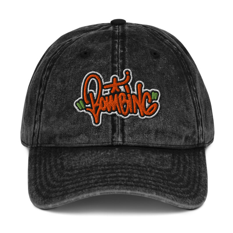 Graffiti Bombing Vintage Cotton Twill Cap