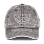Le Printemps à Paris Vintage Cotton Twill Cap 15