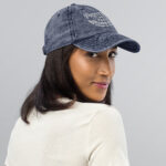 Le Printemps à Paris Vintage Cotton Twill Cap 4