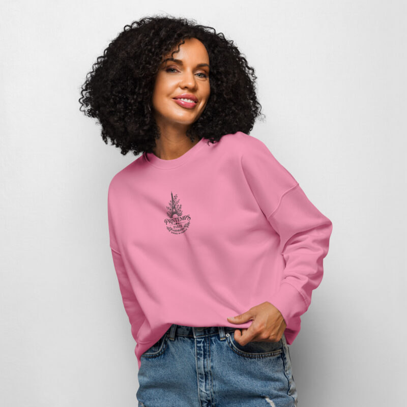 Le Printemps à Paris Women’s Organic Crewneck Sweatshirt 2