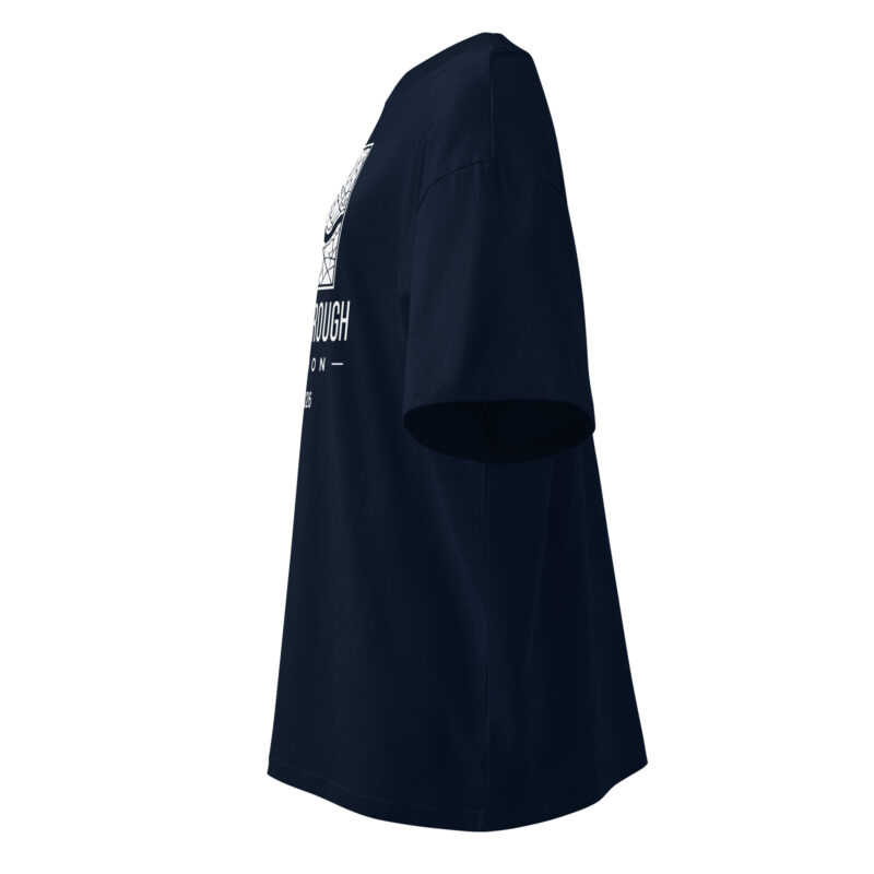 True Borough Unisex Organic Oversized High-Neck T-Shirt 7