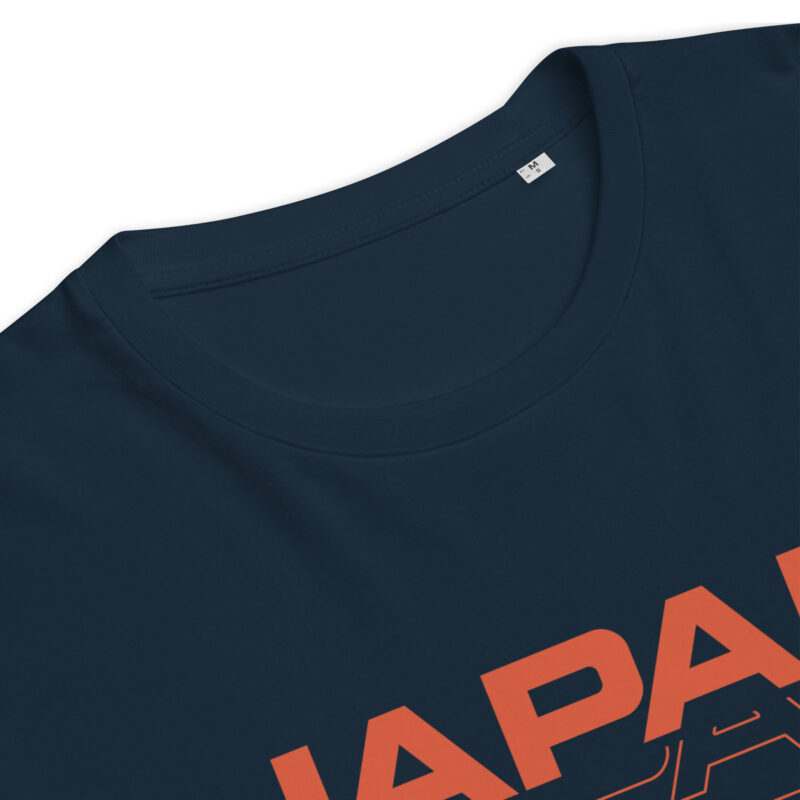 Japan Moving Forward Graphic Tee – Organic Unisex Ribbed Neck T-Shirt 3