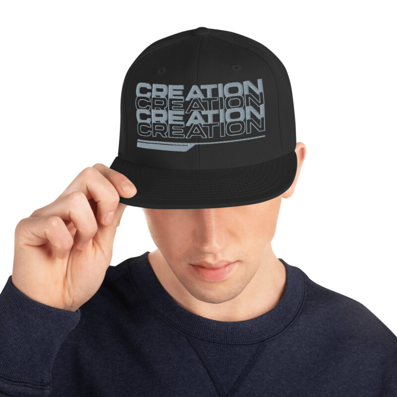 Creation Unisex Snapback Hat 6
