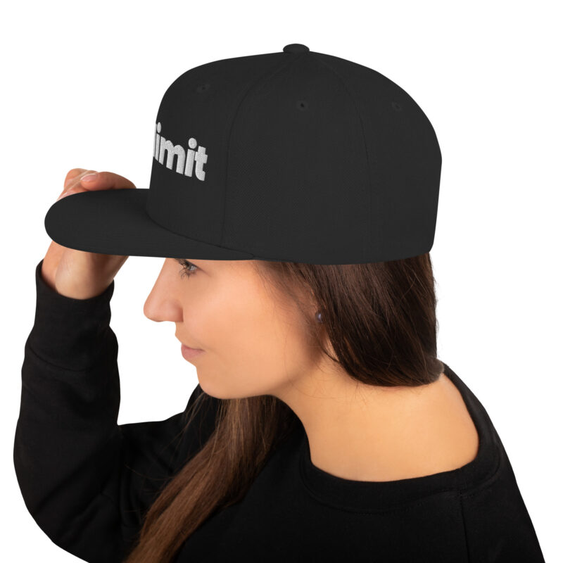 Only Limit 6-Panel Snapback Hat with Embroidery 14