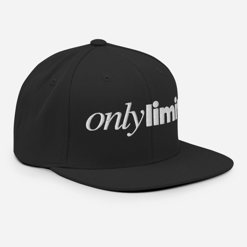 Only Limit 6-Panel Snapback Hat with Embroidery 6