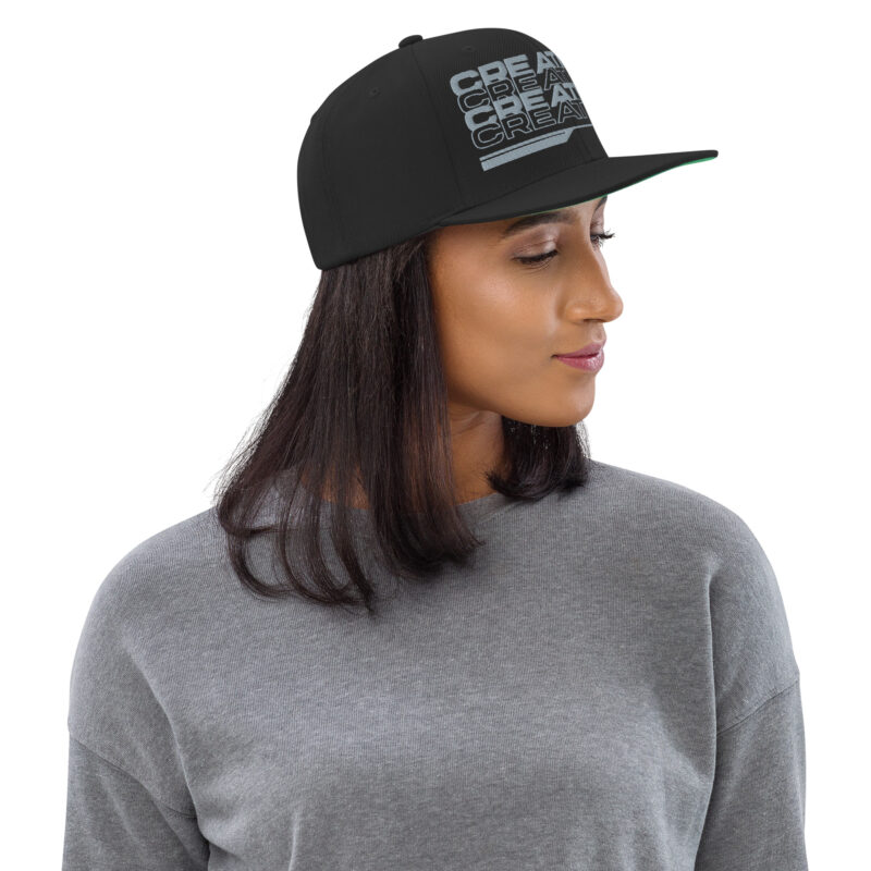 Creation Unisex Snapback Hat 3