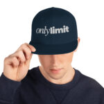 Only Limit 6-Panel Snapback Hat with Embroidery 2