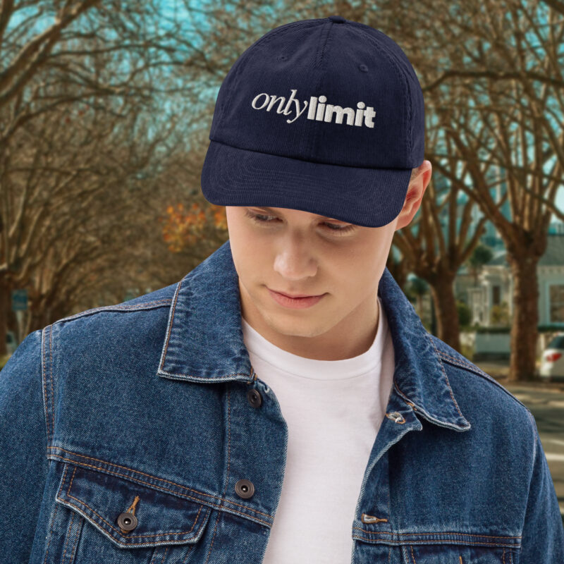Only Limit Corduroy Hat with Embroidery cover Only Limit Corduroy Hat with Embroidery cover