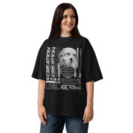 Creation Unisex Organic Oversized High Neck T-shirt 3