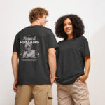 Natural Humans Unisex organic ribbed neck tee 7