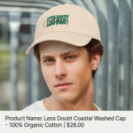 Less Doubt Coastal Washed Cap cover
