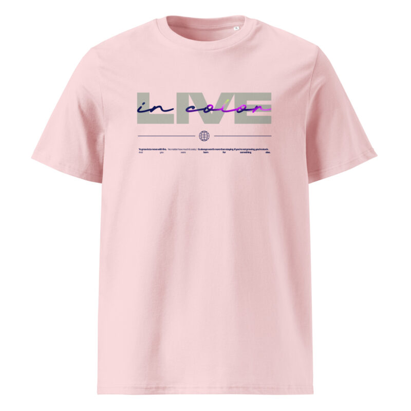 Live in Color Unisex Organic Cotton Tee