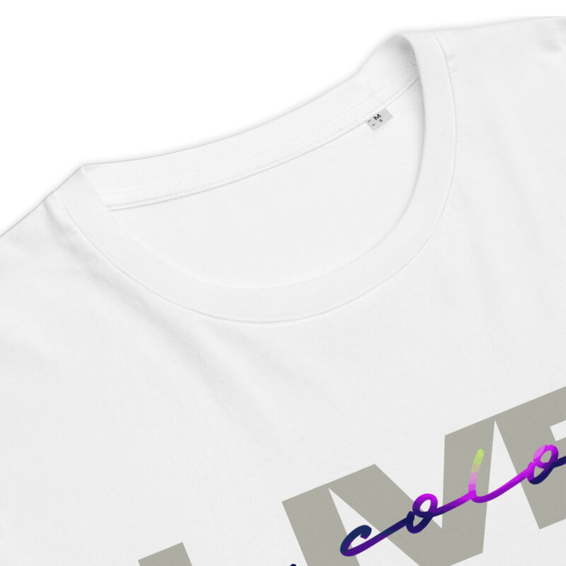 Live in Color Unisex Organic Cotton Tee 12